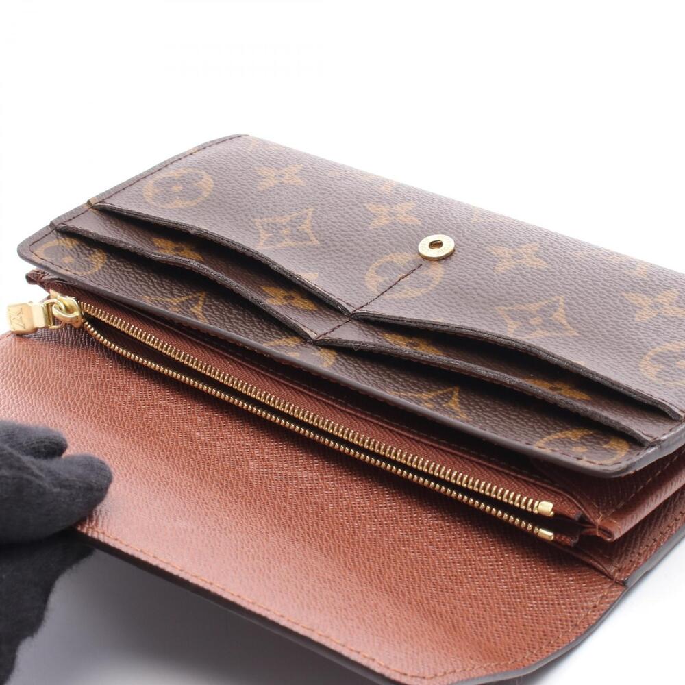 Louis Vuitton Portefeuille Wallet Sarah Bifold Long Monogram Brown - Picture 5 of 7